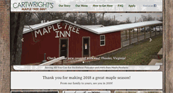 Desktop Screenshot of cartwrightsmapletreeinn.com